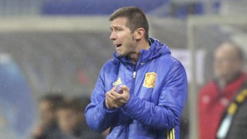 Albert Celades, seleccionador español sub-21.