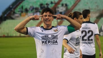 Juanjo Sánchez, con el Mérida.