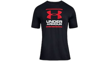 Camiseta técnica Under Armour en color negro