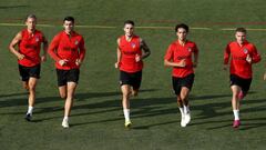 El Atl&eacute;tico se entren&oacute; en Majadahonda y hubo concentraci&oacute;n en la sesi&oacute;n de trabajo. Los del Cholo quieren seguir ganando.