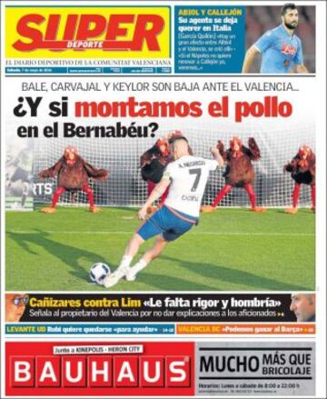 Portadas de la prensa mundial