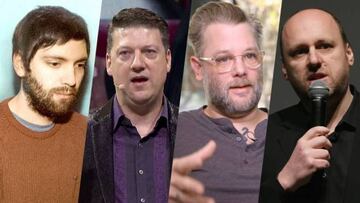 Conrad Roset, Randy Pitchford, Cory Barlog y David Cage.