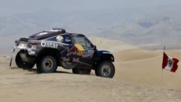 Sainz, en el desierto del Nasca.