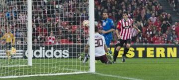 1-1. Iraola marcó el gol del empate.