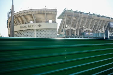 Imágenes de las obras del estadio del Real Betis, Benito Villamarín.