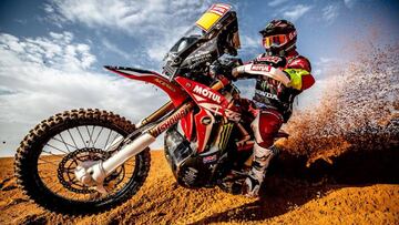 Joan Barreda, piloto de Honda en el Dakar.