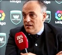 Javier Tebas: "Me da mucha pena por el 'Vasco' Aguirre"