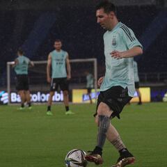 Argentina y Messi contra Barranquilla y la gente