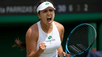 La tenista colombiana Maria Camila Osorio veni&oacute; a la rusa Anna Kalinskaya en la primera ronda de Wimbledon. Primer triunfo en cuadro principal de Grand Slam