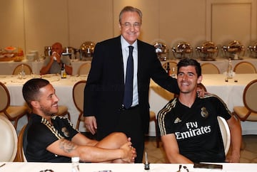 Hazard, Courtois y Florentino. 