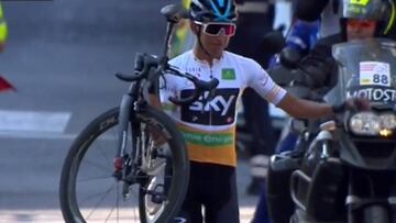Schachmann gan¨® el pulso y Bernal entr¨® en meta a pie
