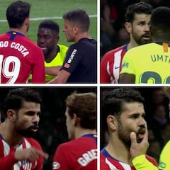 Lío entre Costa y Griezmann por Umtiti: se reconciliaron con el gol