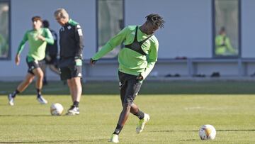 Paul, en un entrenamiento reciente.