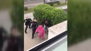 Estas son las imágenes por la que suspendieron a policías en Girona