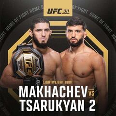Islam Makhachev vs Arman Tsarukyan: peleas, récord, KOs y estadísticas en UFC