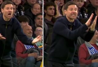 DAZN capta la bronca de Xabi a Vinicius: “H*****, presiona”