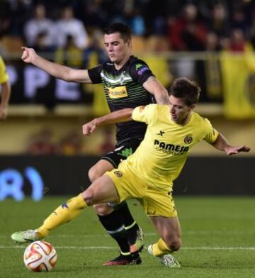 Granit Xhaka con Luciano Dario Vietto.