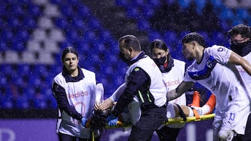 Daniel Aceves of Monterrey during the round of 16 second leg match between Cruz Azul and CF Monterrey as part of the CONCACAF Champions Cup 2026, at Cuauhtemoc Stadium, on March 17, 2026 in Puebla, Mexico.,