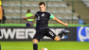 EUgenio Pizzuto durante un partido de la Selecci&oacute;n Mexicana Sub 17 