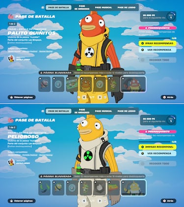 Todas las nuevas skins de la temporada de ‘Los Simpson’ en Fortnite: Homer, Bart, Marge, Lisa, Moe, Krusty, Flanders...