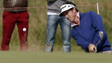 El golfista Gonzalo Fern&aacute;ndez-Casta&ntilde;o durante la segunda ronda del Abierto de Espa&ntilde;a.