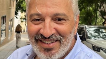 Nayim, esta mañana en su Ceuta natal.