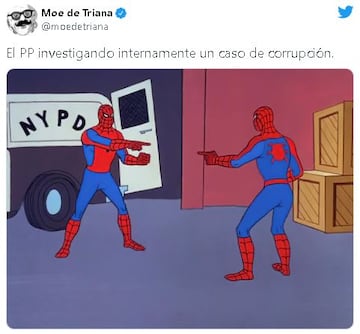 memes sobre la guerra en el Partido Popular