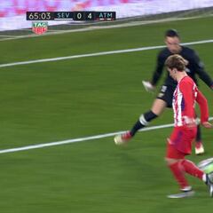 Griezmann emuló a Guti: asistencia de 'taquito'a Koke