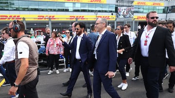 Stefano Domenicali durante el Gran Premio de Gran Bretaña