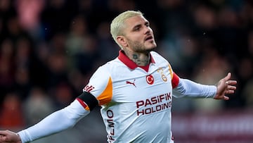 Icardi contra el Genclerbirligi.