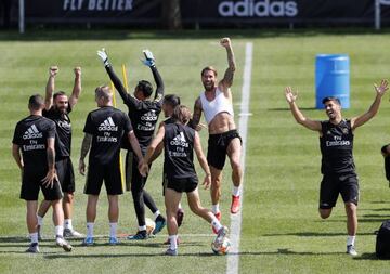 Real Madrid's final training session in Montreal