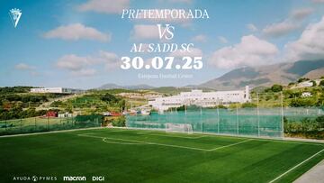 El Cádiz CF se medirá al Al-Sadd catarí en Estepona. Foto: Cádiz CF.