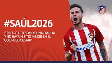 Saúl renueva con el Atlético hasta 2026: 150M€ de cláusula