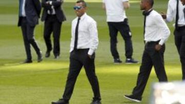 Tévez, en el Bernabéu