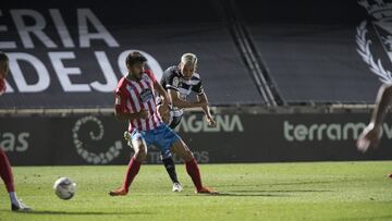 04/10/50 PARTIDO SEGUNDA DIVISION
CARTAGENA - LUGO
disparo Alex Gallar gol