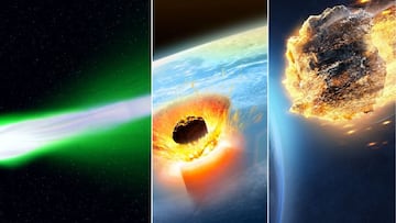 ¿Qué diferencia existe entre un cometa y un meteorito?