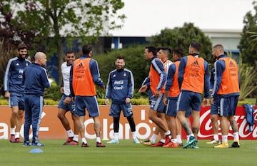 Buenos Aires 03 Octubre 2017
Eliminatorias Rusia 2018
Entrenamiento de la SelecciÃ³n Argentina previo al partido contra Peru, en el Predio Julio H Grondona.
Lionel Messi de Argentina
Foto Ortiz Gustavo 