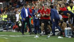 Míchel no piensa en dimitir y prepara el siguiente partido contra el Athletic