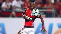 Vinicius, en un partido con Flamengo del Brasileirao. 