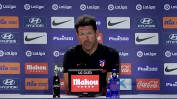 Simeone: "No hay excusas, cuando te ponen un horario, hay que jugar y ganar"