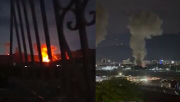 Otra toma del brutal ataque a Venezuela por parte de Trump