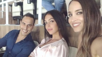 Georgina Rodriguez y su sorprendente look en el Bernabéu. Foto: Instagram