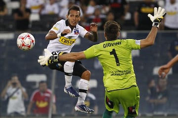 Juan Guillermo Dominguez se ganó el puesto de titular de Colo Colo en 2013.