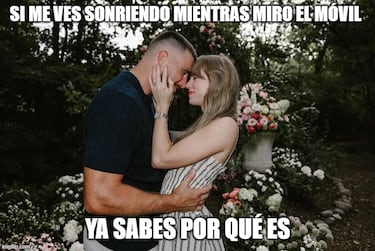 Los memes del compromiso entre Taylor Swift y Travis Kelce: las ‘swifties’ enloquecen y dejan estas imágenes para el recuerdo