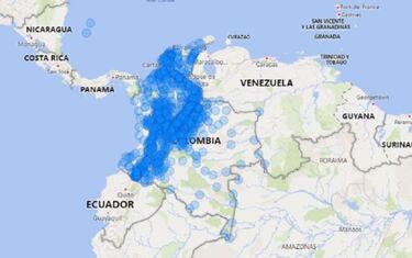 Mapa de casos y muertes por coronavirus por departamentos en Colombia: hoy, 17 de abril