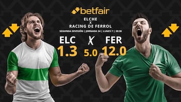 Elche CF vs. Racing Club de Ferrol: horario, dónde ver, pronósticos y clasificación