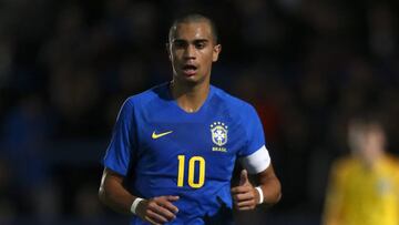 Reinier, en un partido de Brasil Sub-17.
