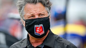 Andretti durante la 500 Millas de Indianápolis en el año 2020.