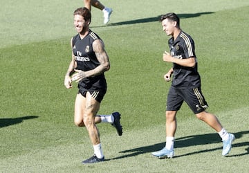 El Real Madrid se entrena antes del estreno en Vigo