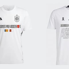 La Selección homenajeará a los afectados por la DANA con unas camisetas conmemorativas